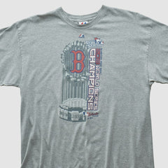 Heather Gray Boston Red Sox Majestic 2012 T-shirt