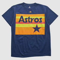 Navy Houston Astros Majestic 2000s T-shirt