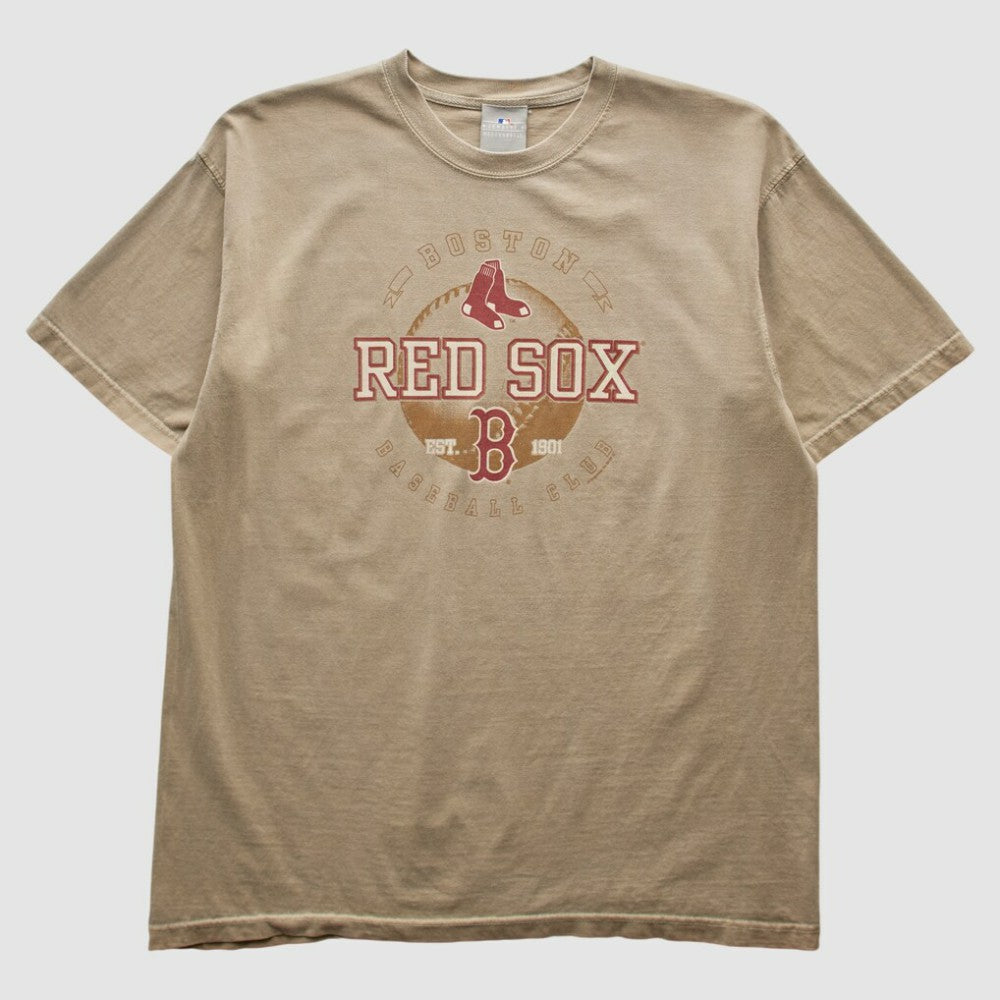 Tan Boston Red Sox Genuine Merchandise 2000s T-shirt