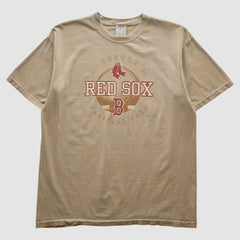 Tan Boston Red Sox Genuine Merchandise 2000s T-shirt