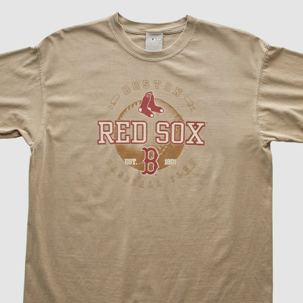 Tan Boston Red Sox Genuine Merchandise 2000s T-shirt
