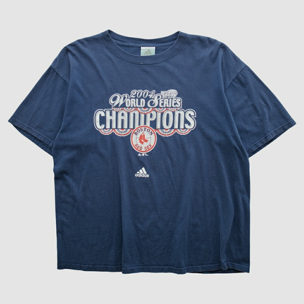 Navy Boston Red Sox Adidas 2004 T-shirt