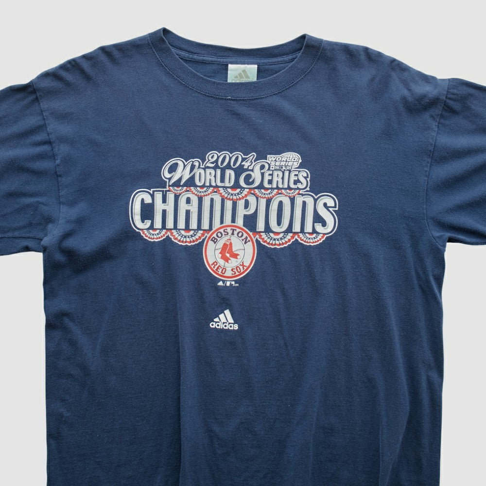 Navy Boston Red Sox Adidas 2004 T-shirt