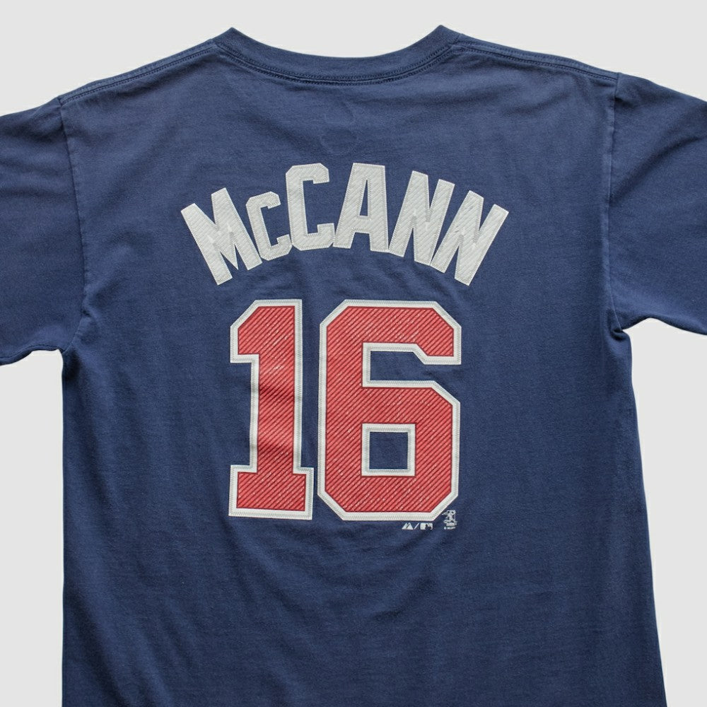 Navy Atlanta Braves Majestic 2000s T-shirt