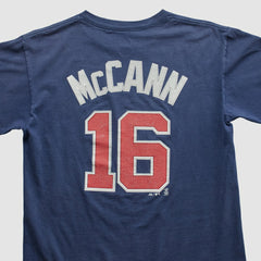 Navy Atlanta Braves Majestic 2000s T-shirt