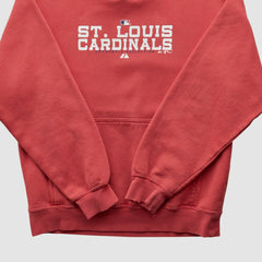 Red St. Louis Cardinals Majestic 2000s Hooded Pullover Sweatshirt