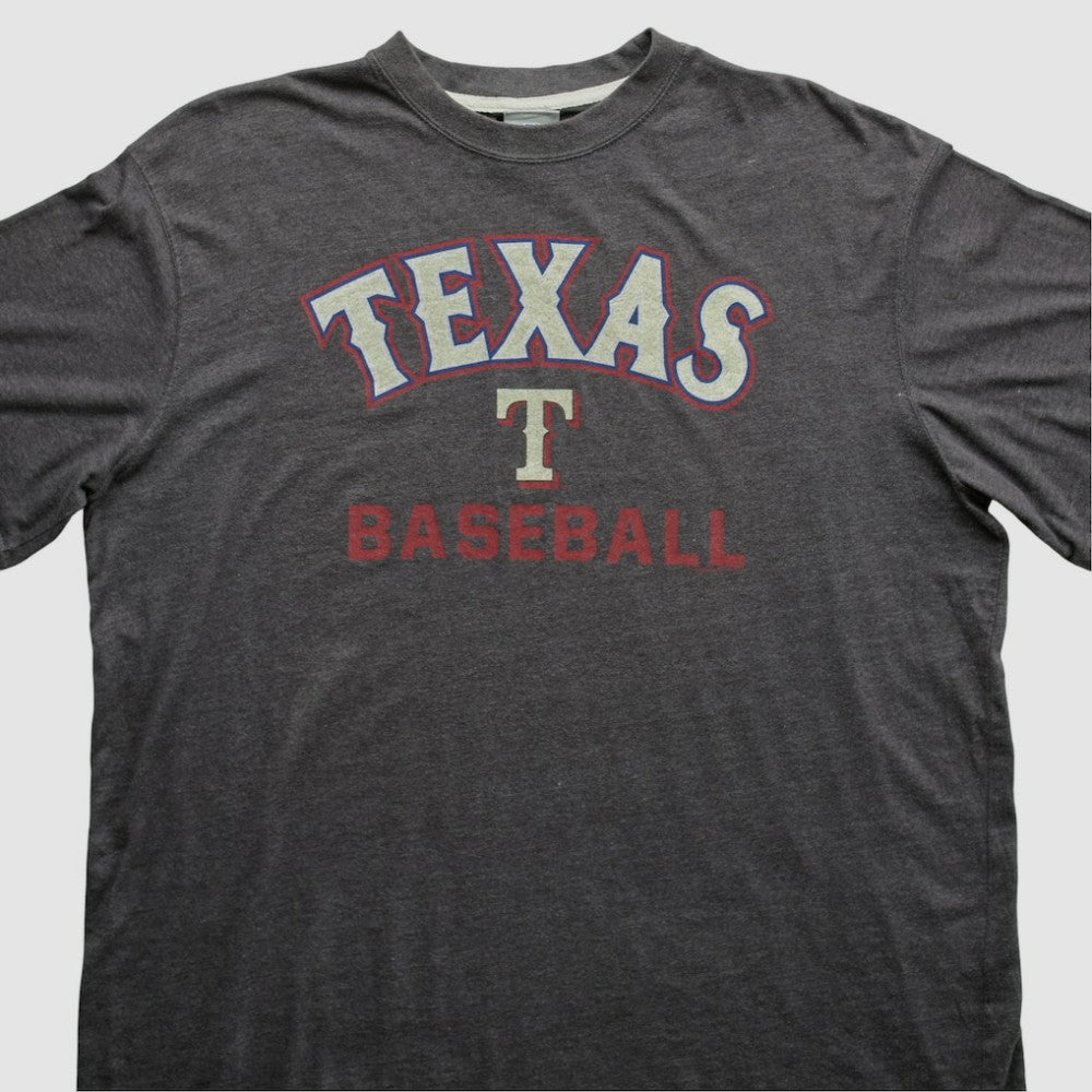Dark Heather Gray Texas Rangers MLB 2000s T-shirt