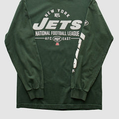 Team Edition Apparel 2010s Long Sleeve T-shirt - New York Jets T-shirts