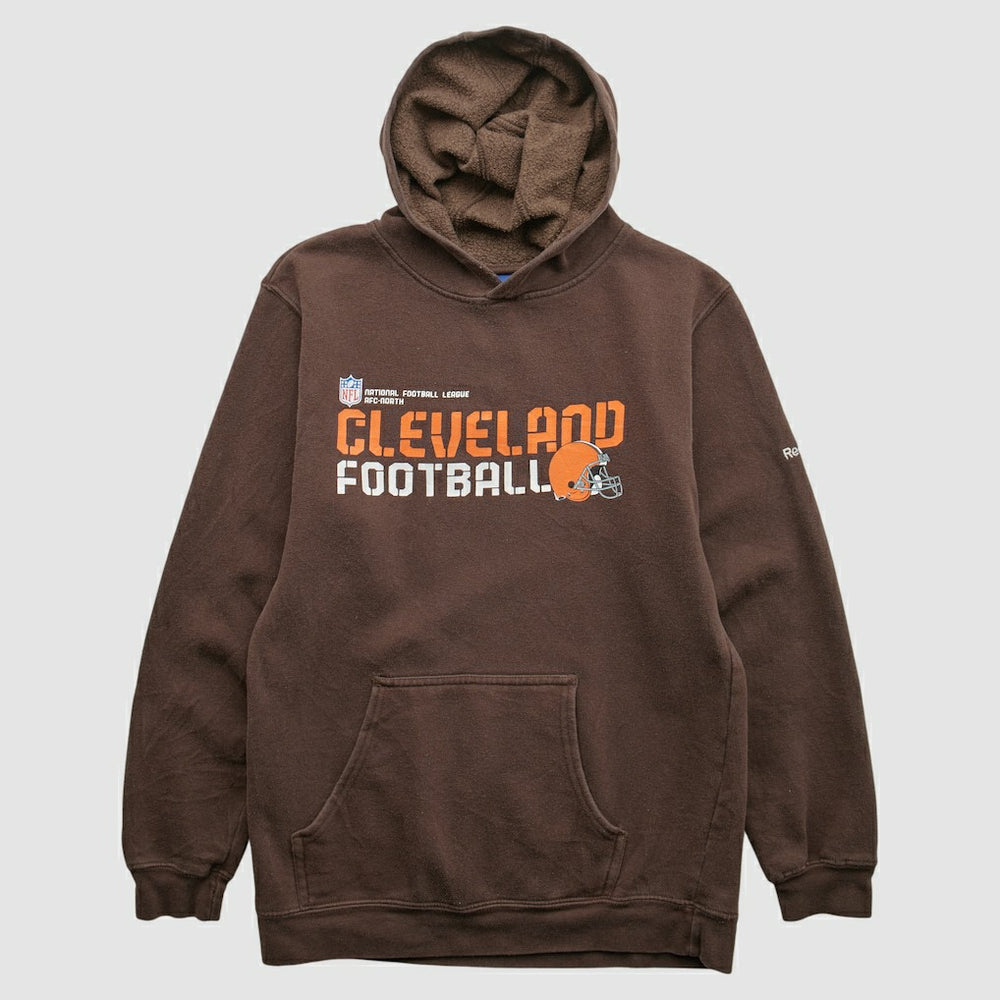Reebok 2000s Hooded Pullover Sweatshirt - Cleveland Browns Pullover