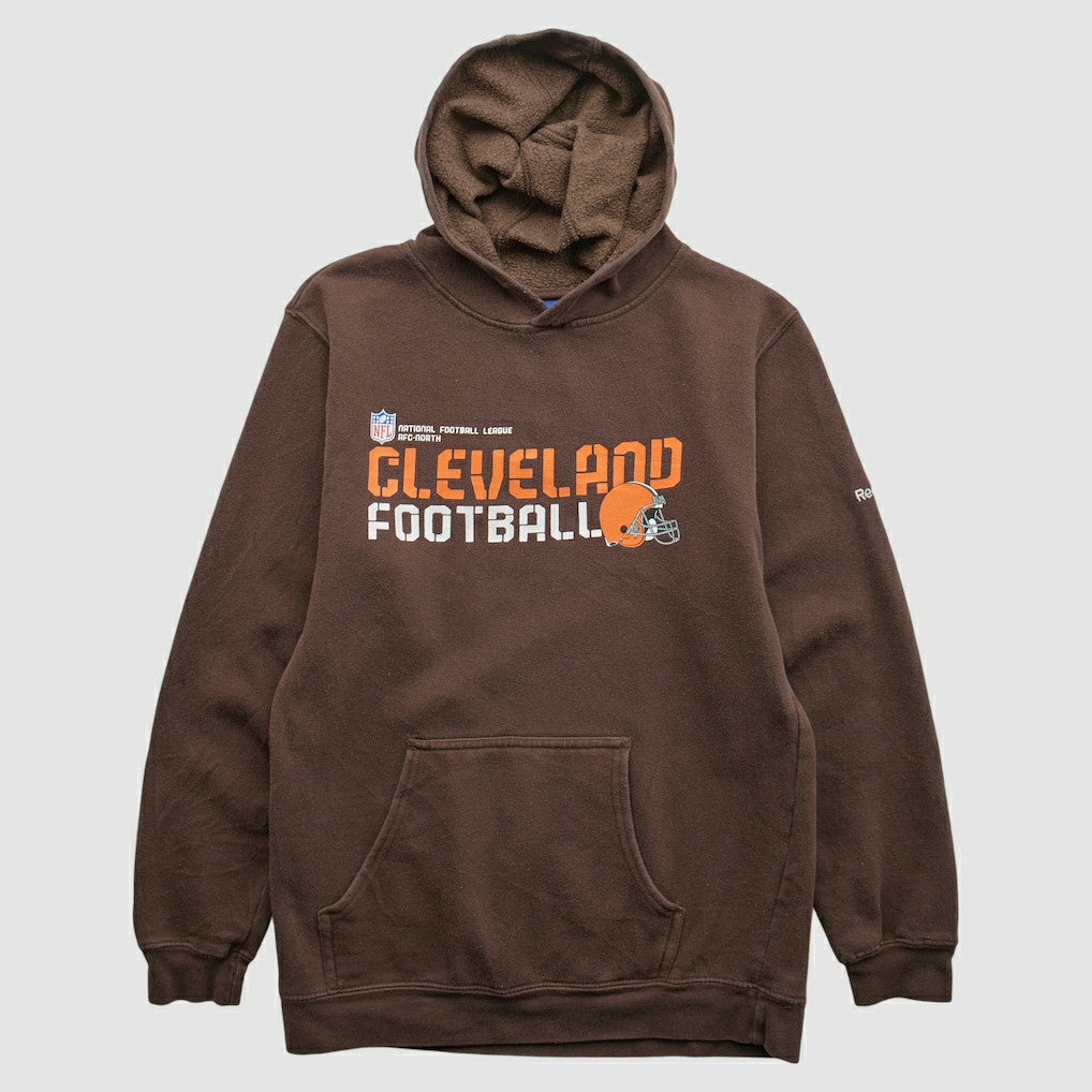Reebok 2000s Hooded Pullover Sweatshirt - Cleveland Browns Pullover