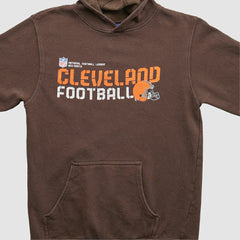 Reebok 2000s Hooded Pullover Sweatshirt - Cleveland Browns Pullover