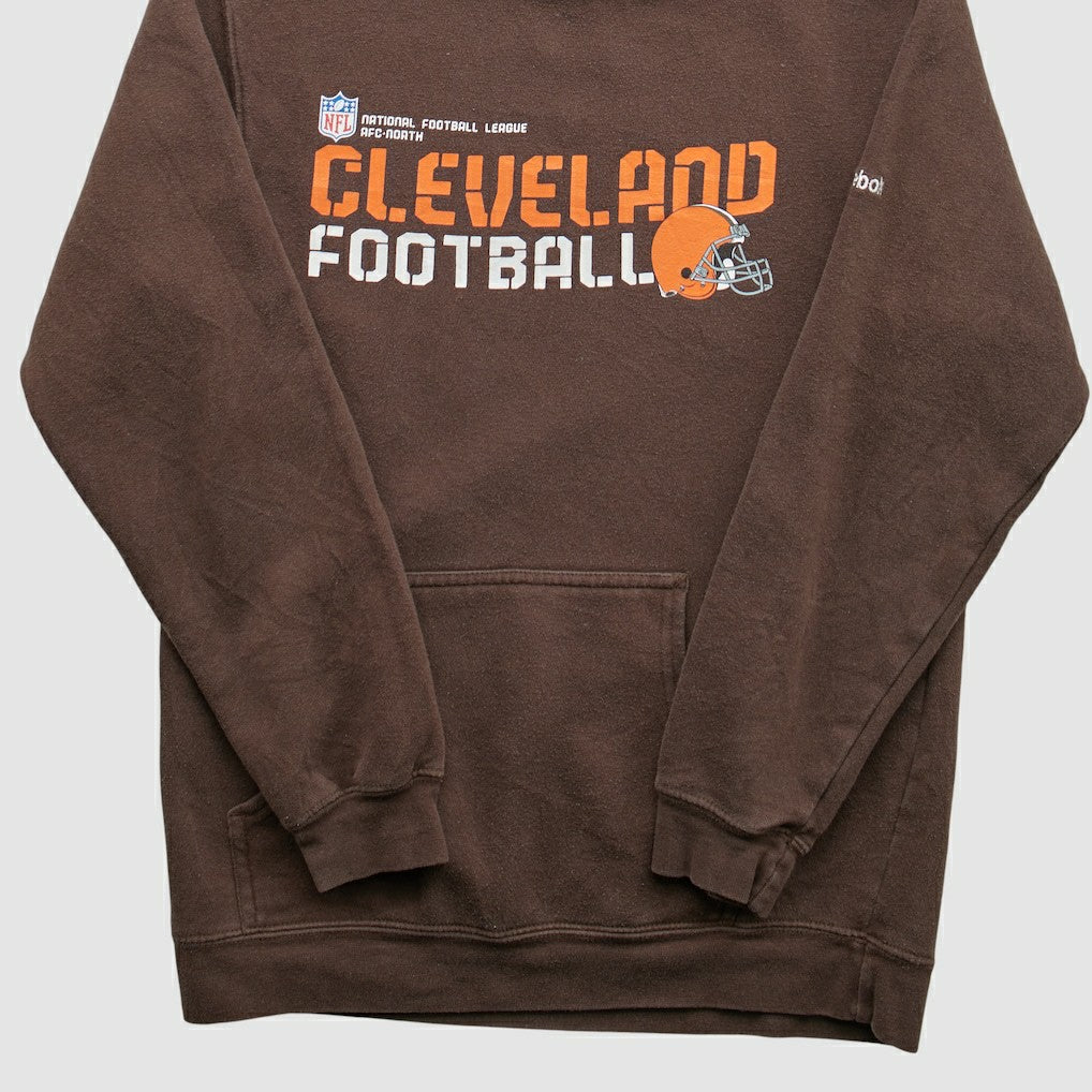 Reebok 2000s Hooded Pullover Sweatshirt - Cleveland Browns Pullover