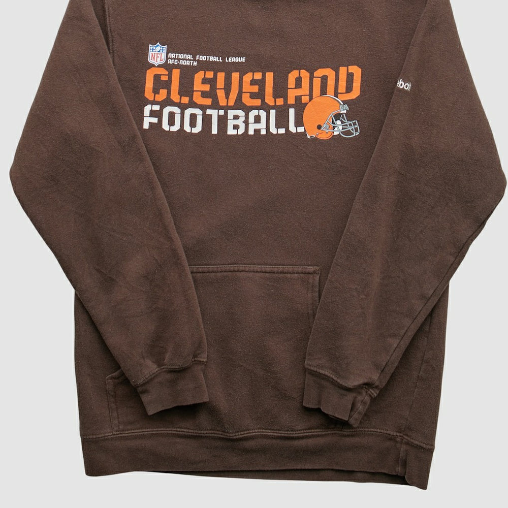 Reebok 2000s Hooded Pullover Sweatshirt - Cleveland Browns Pullover
