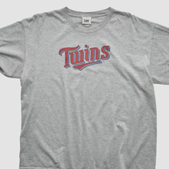 Heather Gray Minnesota Twins Lee Apparel 2000s Long Sleeve T-shirt