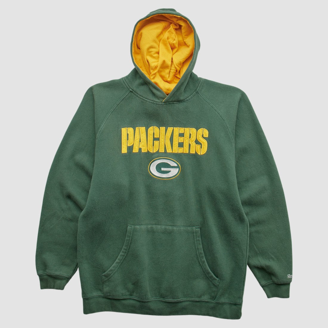 Reebok 2000s Hooded Pullover Sweatshirt - Green Bay Packers Pullover