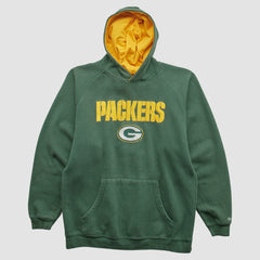 Reebok 2000s Hooded Pullover Sweatshirt - Green Bay Packers Pullover