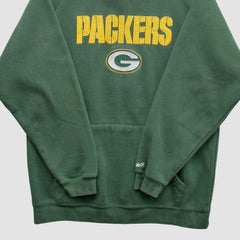 Reebok 2000s Hooded Pullover Sweatshirt - Green Bay Packers Pullover