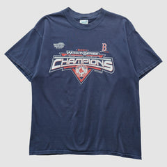 Navy Boston Red Sox M&O Knits 2004 T-shirt