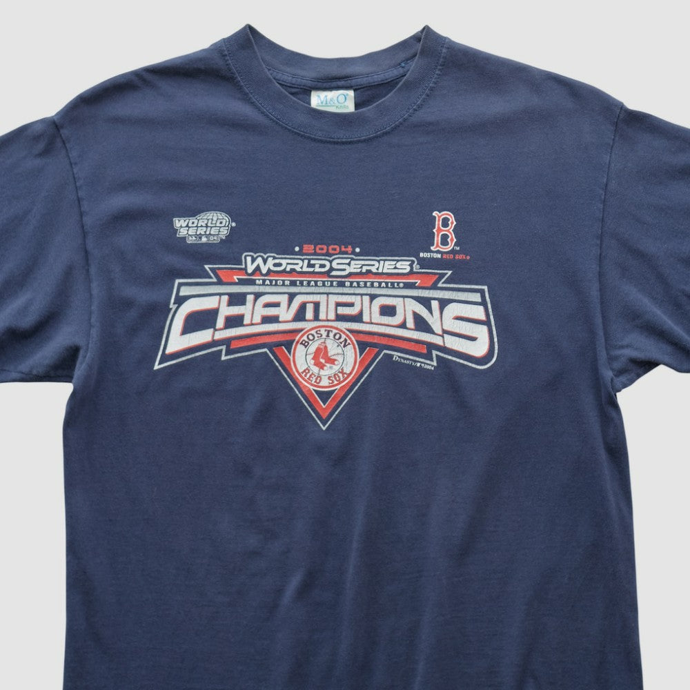 Navy Boston Red Sox M&O Knits 2004 T-shirt