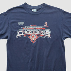 Navy Boston Red Sox M&O Knits 2004 T-shirt