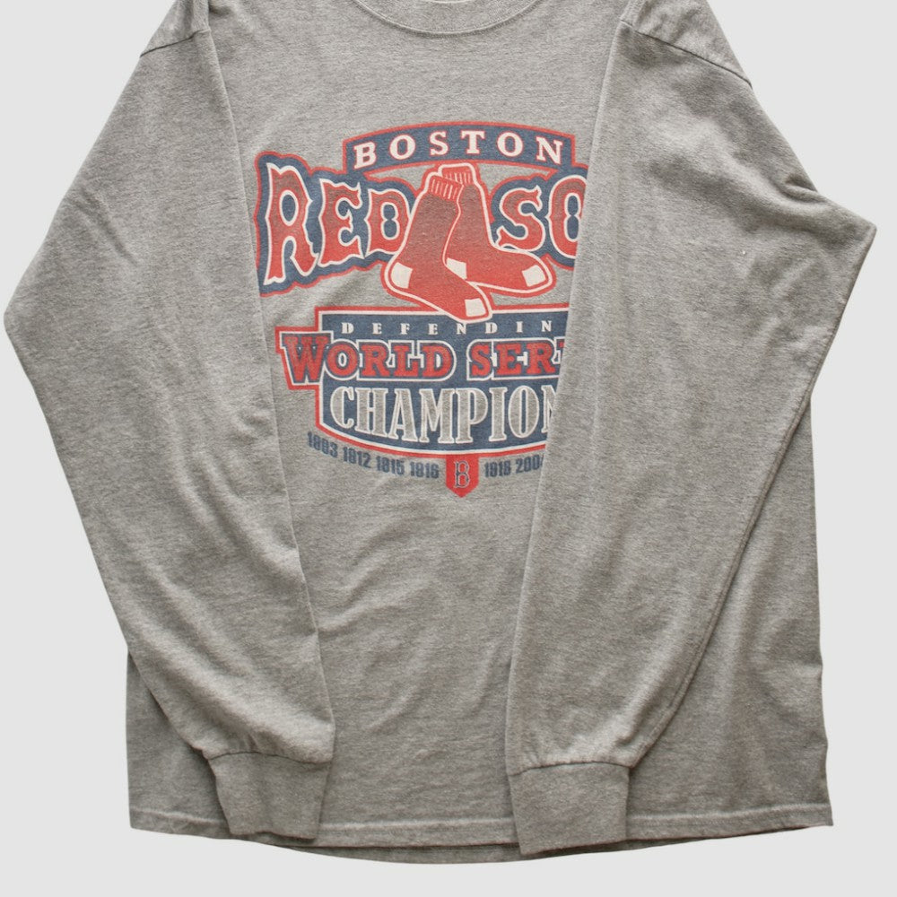 Heather Gray Boston Red Sox 2013 Long Sleeve T-shirt