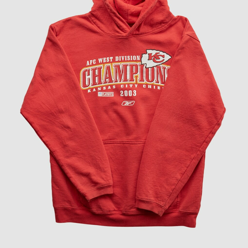 Reebok 2003 Hooded Pullover Sweatshirt - Kansas City Chiefs Pullover