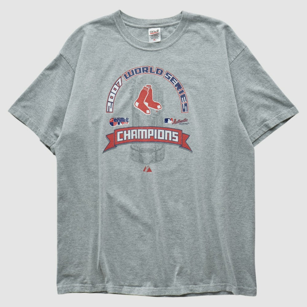 Heather Gray Boston Red Sox Anvil 2007 T-shirt