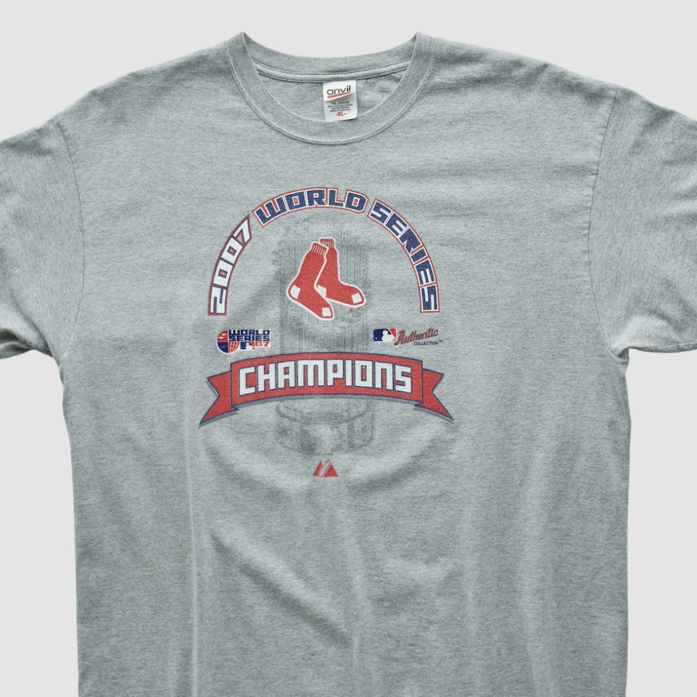 Heather Gray Boston Red Sox Anvil 2007 T-shirt
