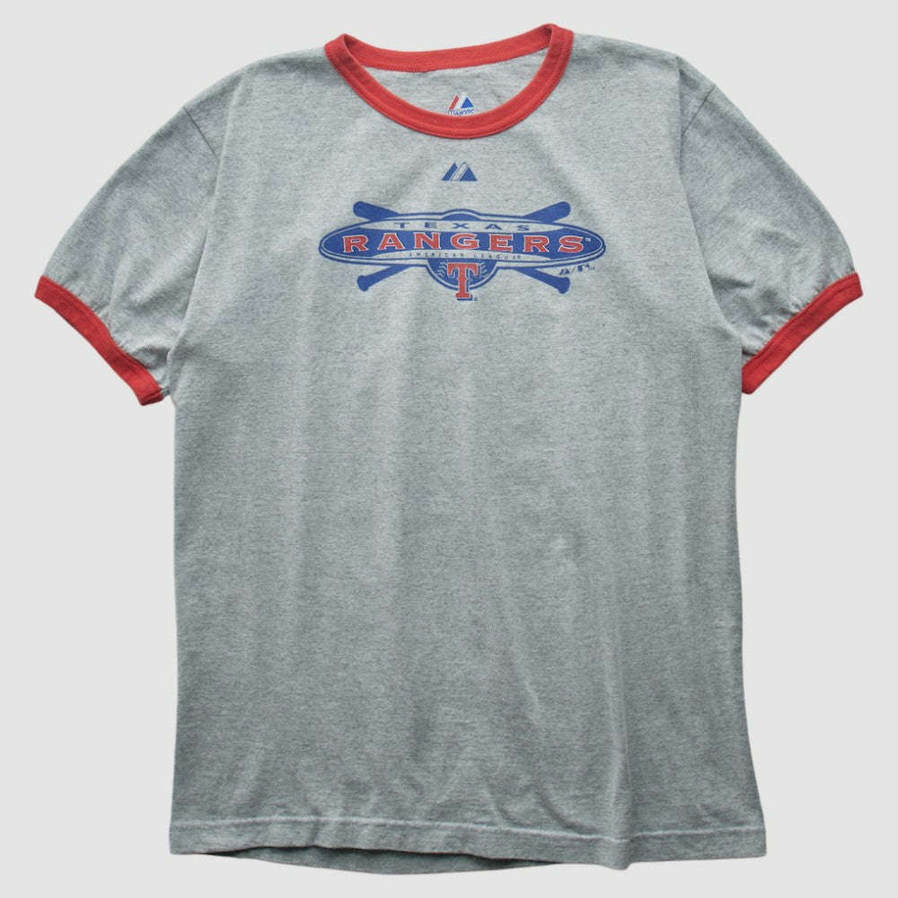Heather Gray Texas Rangers Majestic 2010 T-shirt