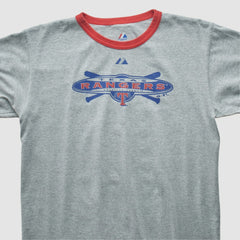 Heather Gray Texas Rangers Majestic 2010 T-shirt