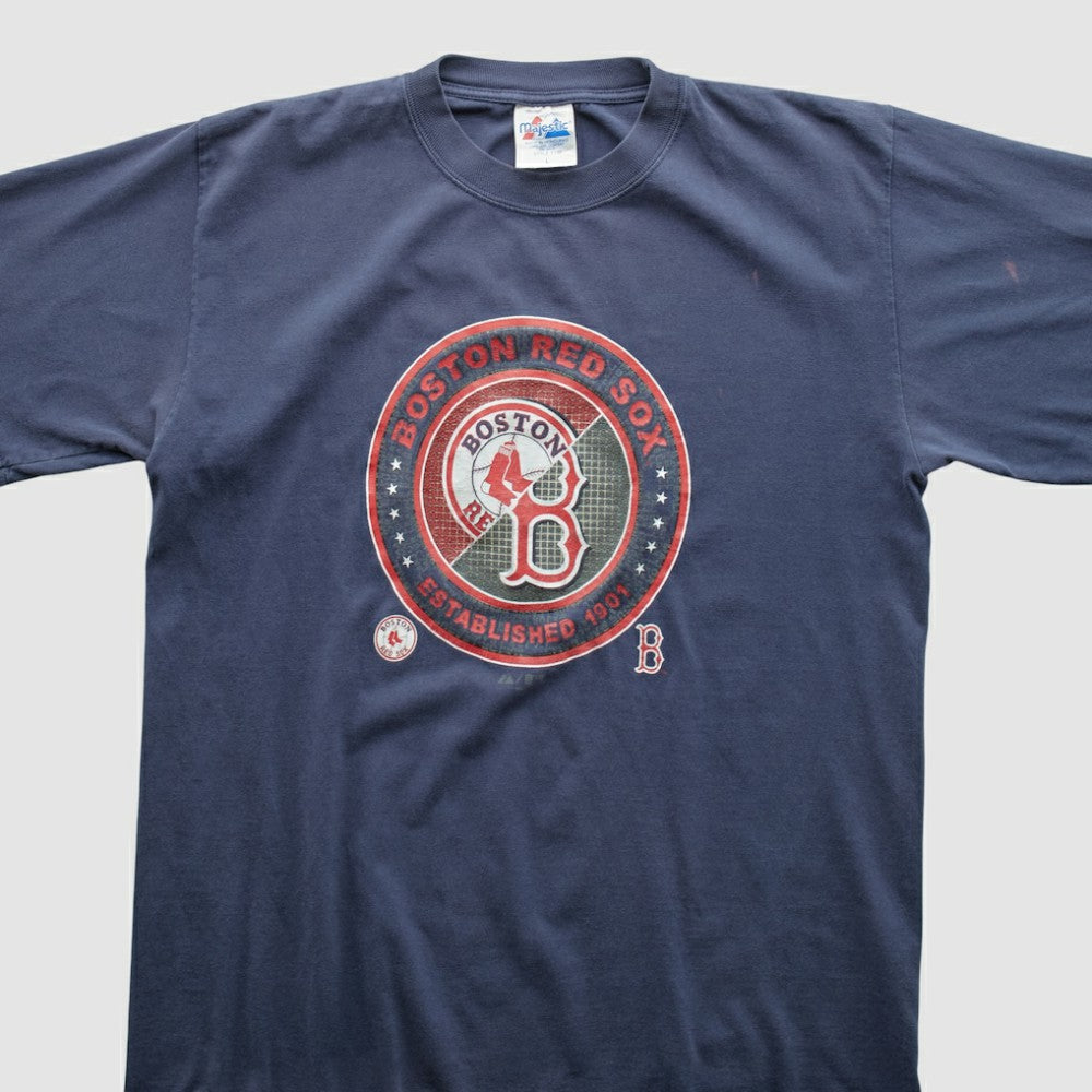 Navy Boston Red Sox Majestic 2000s T-shirt