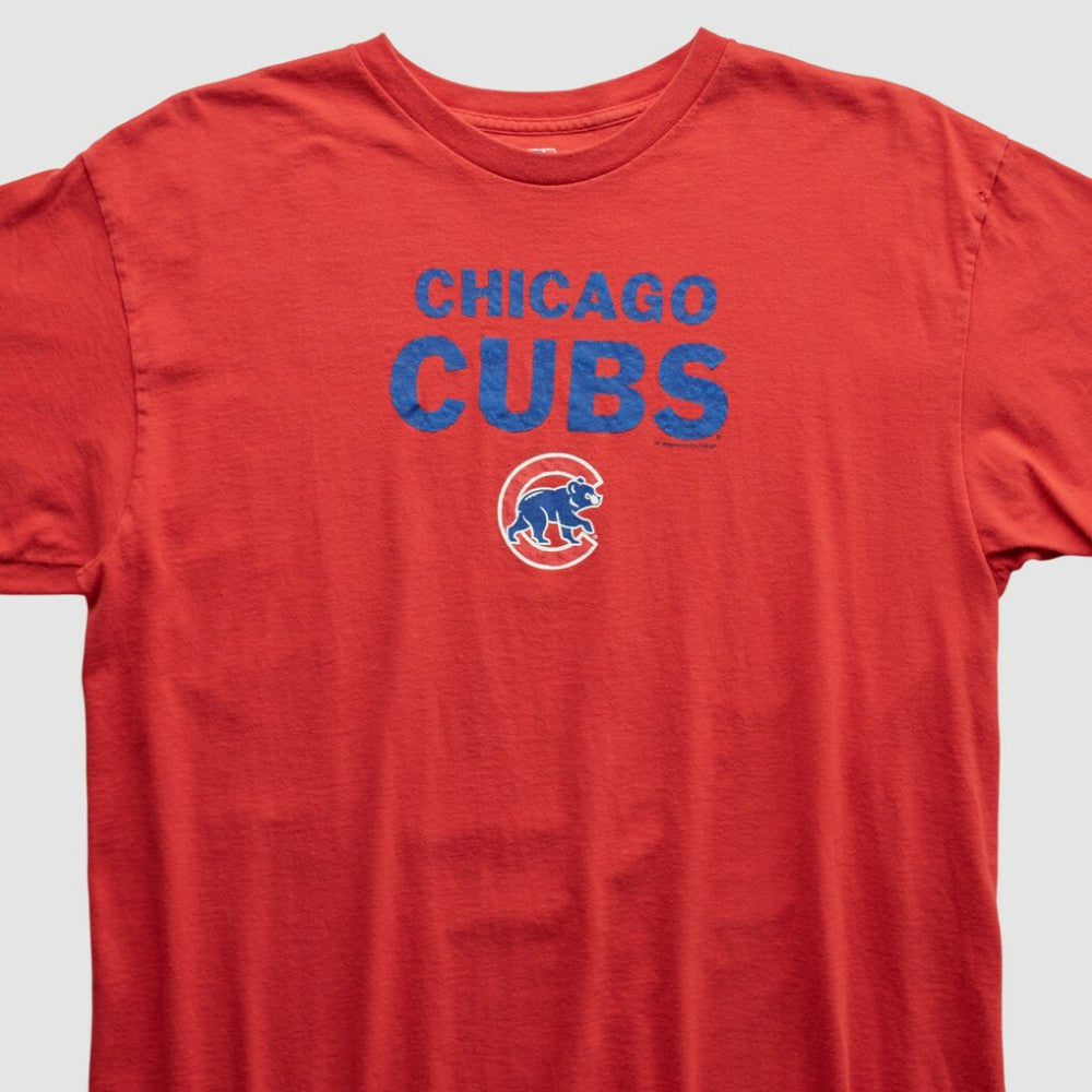 Red Chicago Cubs MLB 2000s T-shirt
