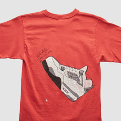 Red St. Louis Cardinals Logo 7 90s T-shirt
