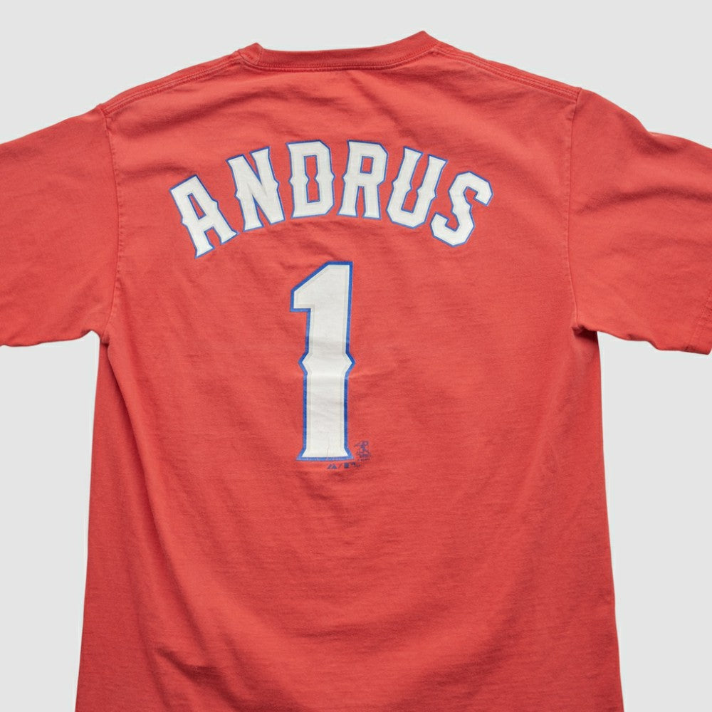 Red Texas Rangers Majestic 2000s T-shirt