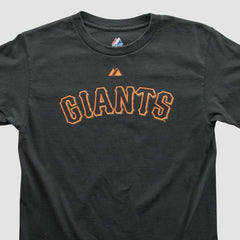 Black San Francisco Giants Majestic 2009 T-shirt