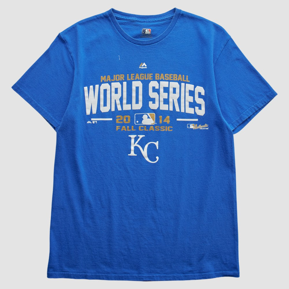 Blue Kansas City Royals Majestic 2014 T-shirt