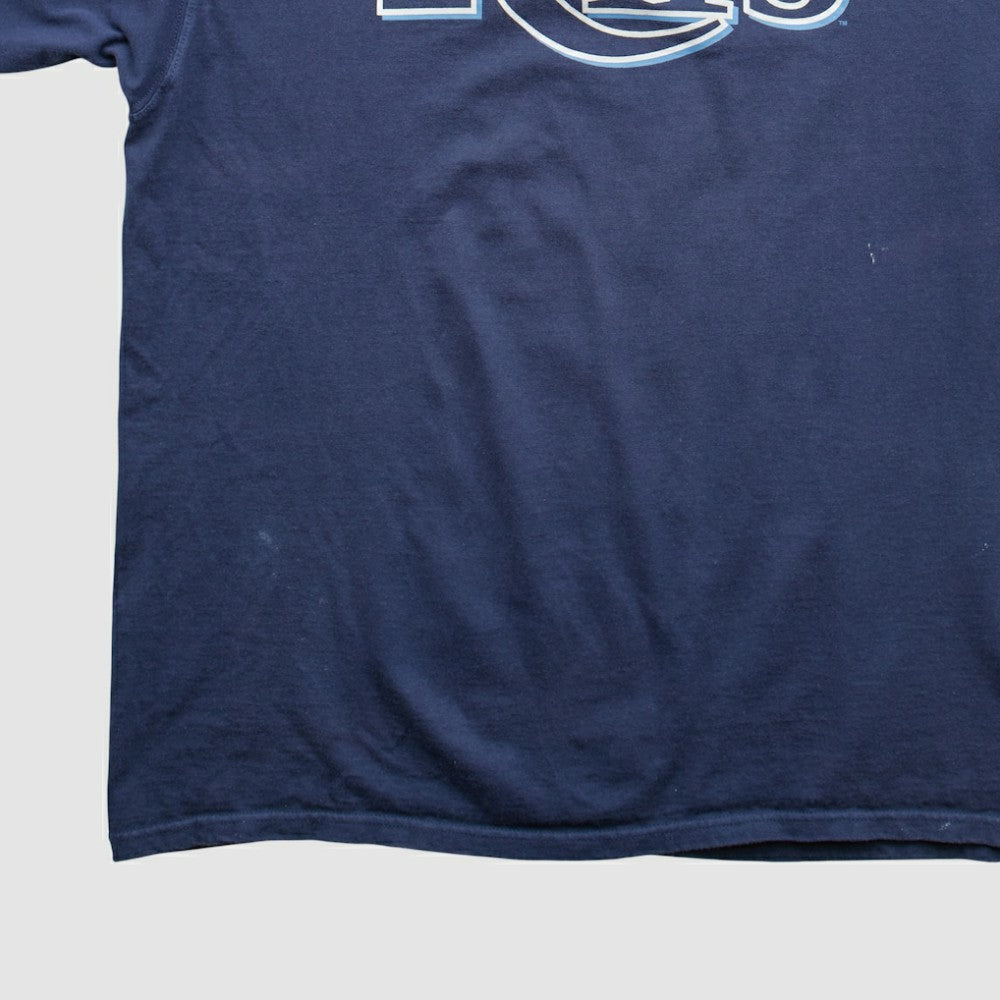 Navy Tampa Bay Rays Majestic 2008 T-shirt