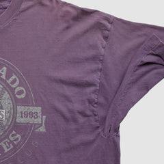 Purple Colorado Rockies Salem Sportswear 1993 T-shirt