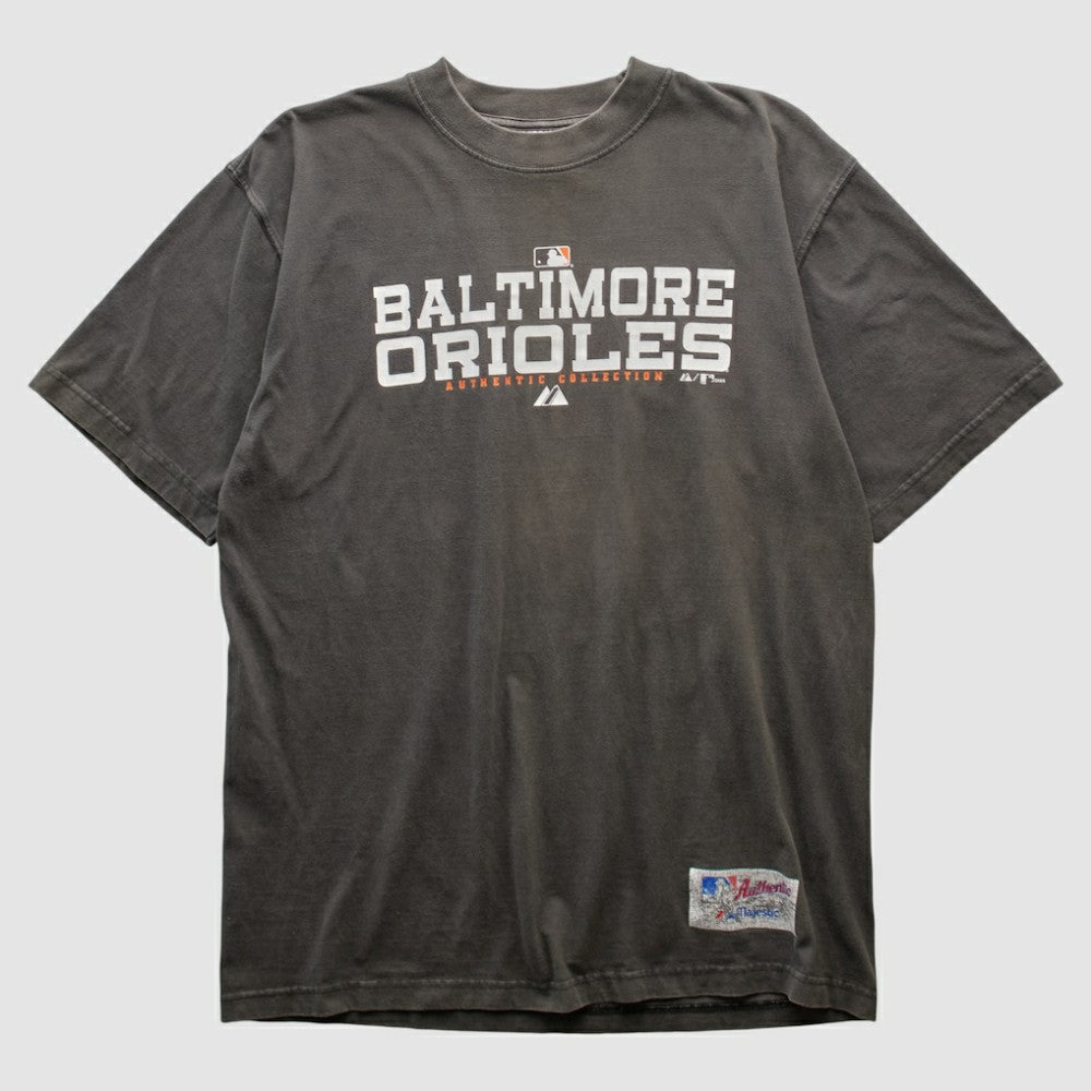 Charcoal Baltimore Orioles Majestic 2000s T-shirt