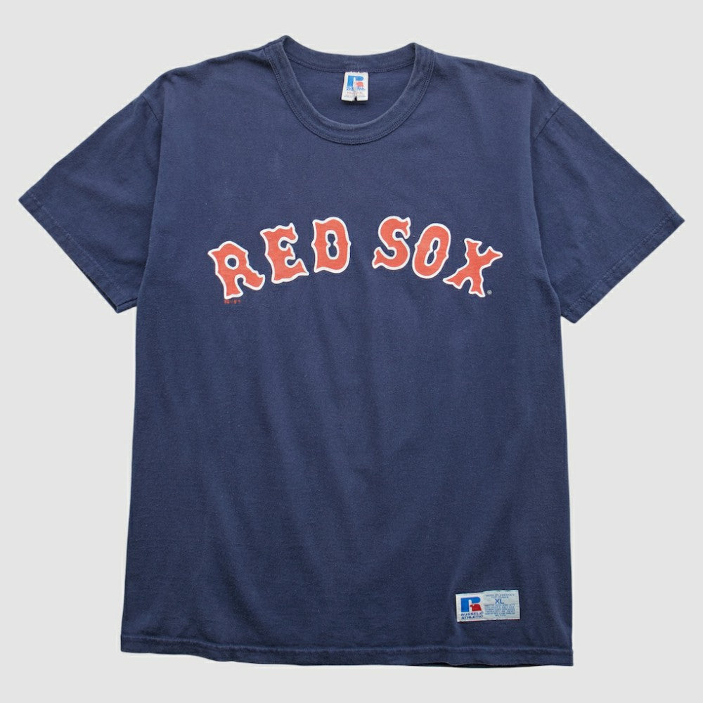 Navy Boston Red Sox Russell 2000s T-shirt