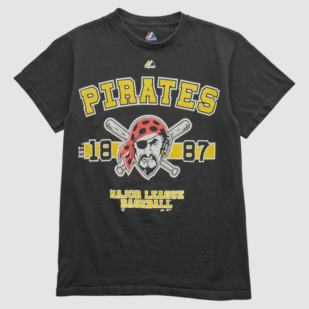 Black Pittsburgh Pirates Majestic 2000s T-shirt