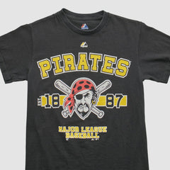 Black Pittsburgh Pirates Majestic 2000s T-shirt