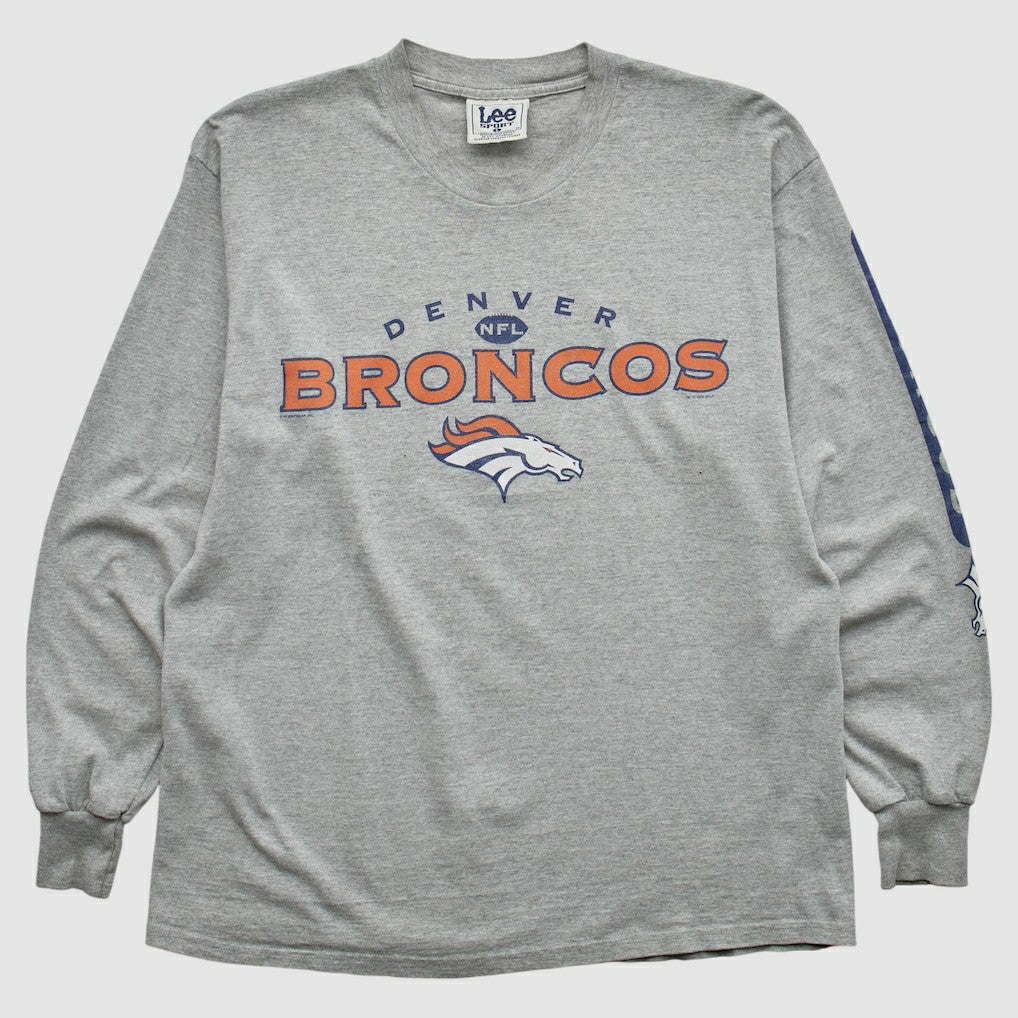 Lee Apparel 2000s Long Sleeve T-shirt - Denver Broncos T-shirts
