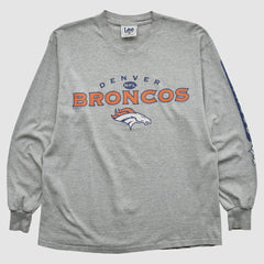 Lee Apparel 2000s Long Sleeve T-shirt - Denver Broncos T-shirts