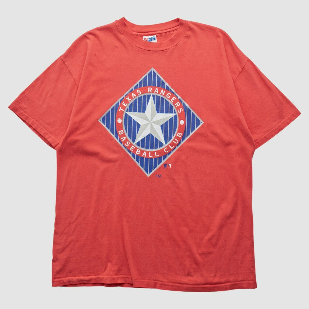 Red Texas Rangers Hanes 90s T-shirt