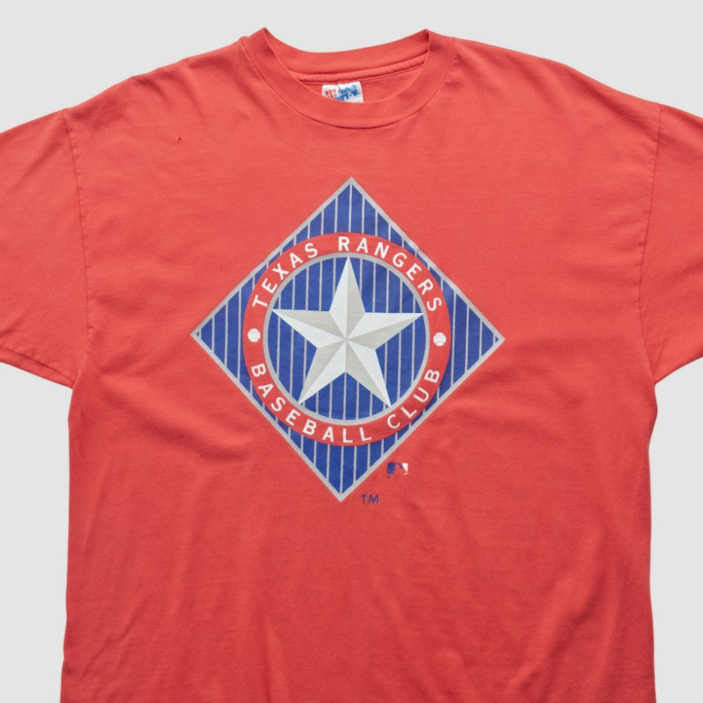 Red Texas Rangers Hanes 90s T-shirt