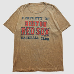 Tan Boston Red Sox 80s T-shirt