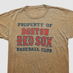 Tan Boston Red Sox 80s T-shirt