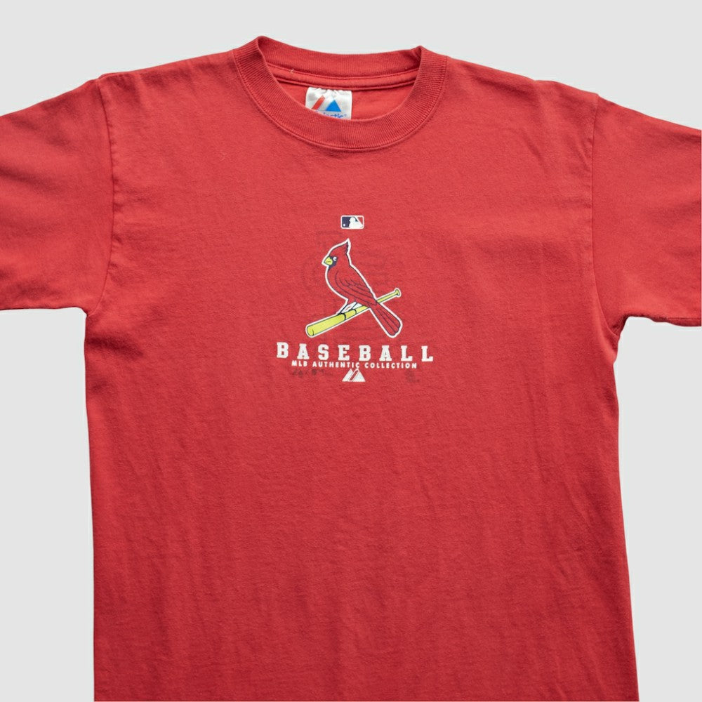 Red St. Louis Cardinals Majestic 2008 T-shirt