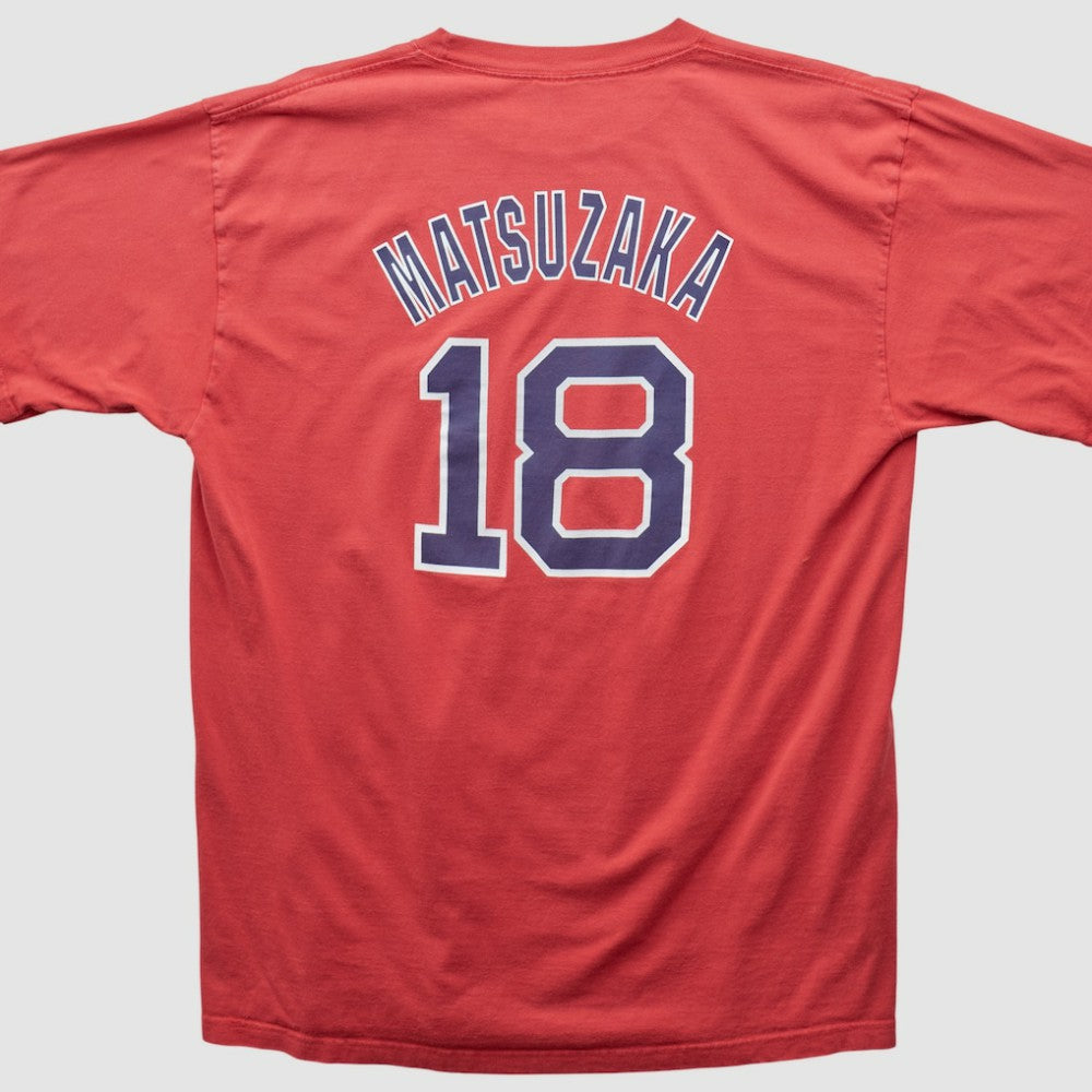 Red Boston Red Sox Majestic 2000s T-shirt